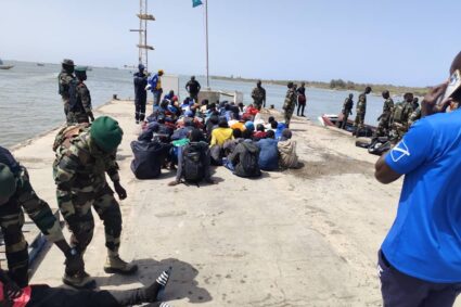 Barça ou Barsakh : une embarcation avec à son bord 200 migrants interceptée à Saint-Louis