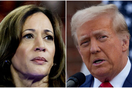 Vote aux USA : à minuit, Trump et Kamala Harris à égalité